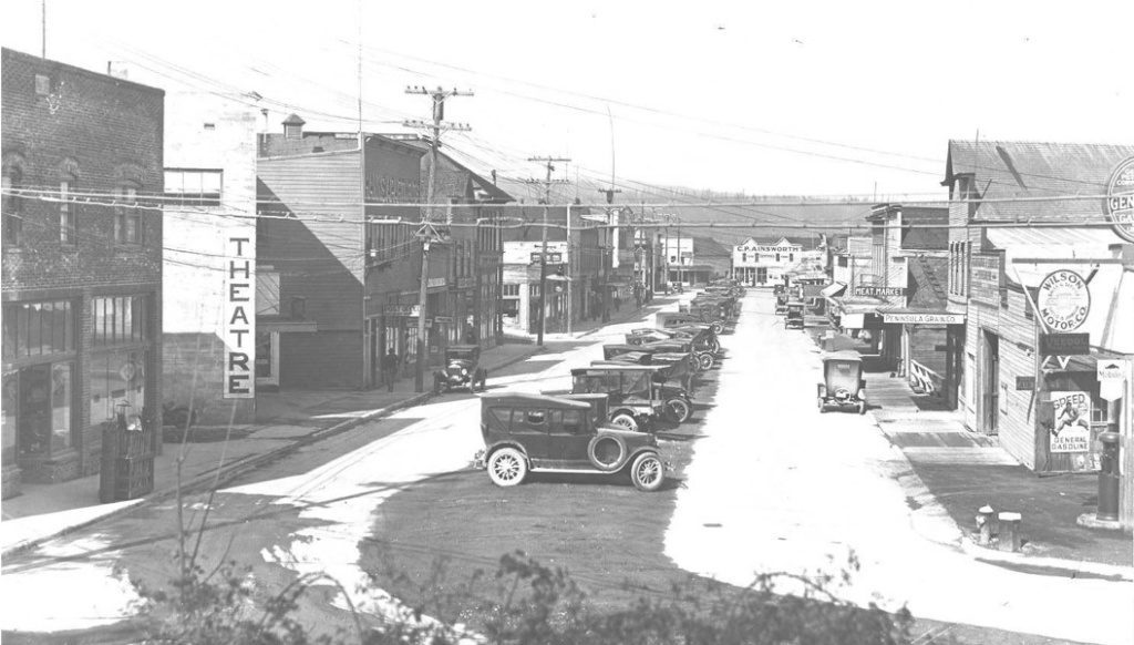 West View of Downtown, 1923